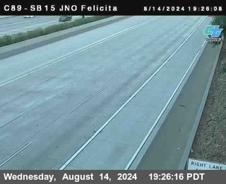 SB 15 at Felicita Road