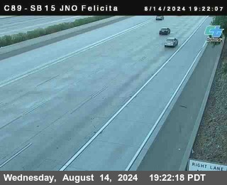 SB 15 at Felicita Road