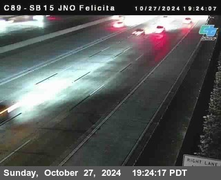 SB 15 at Felicita Road