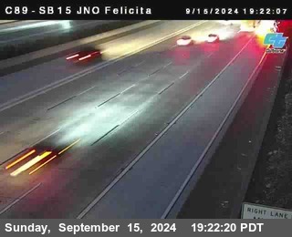 SB 15 at Felicita Road