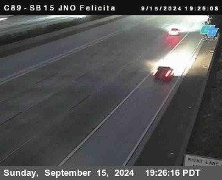 SB 15 at Felicita Road