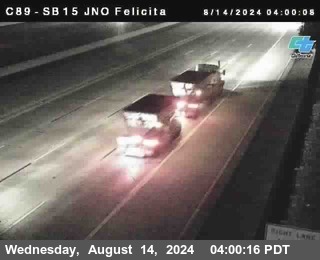 SB 15 at Felicita Road