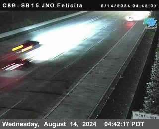 SB 15 at Felicita Road