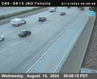 SB 15 at Felicita Road