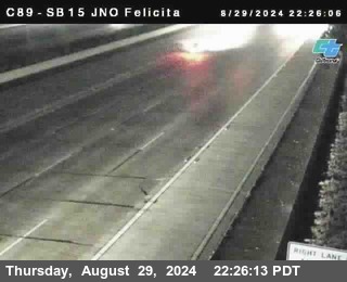 SB 15 at Felicita Road