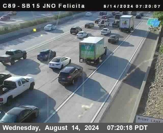 SB 15 at Felicita Road