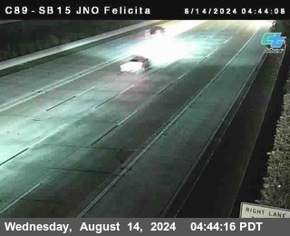 SB 15 at Felicita Road