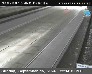 SB 15 at Felicita Road