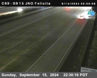 SB 15 at Felicita Road