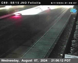 SB 15 at Felicita Road