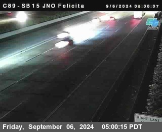 SB 15 at Felicita Road