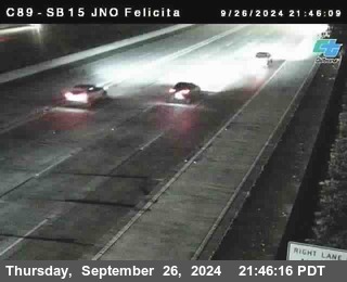 SB 15 at Felicita Road