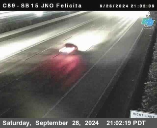 SB 15 at Felicita Road