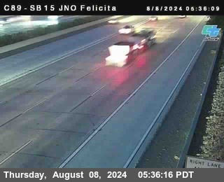 SB 15 at Felicita Road