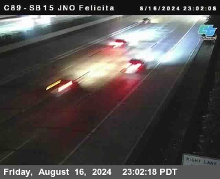 SB 15 at Felicita Road