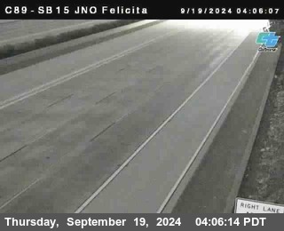 SB 15 at Felicita Road