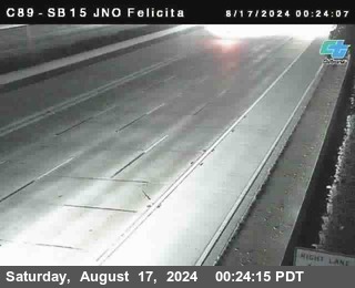 SB 15 at Felicita Road