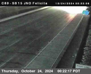 SB 15 at Felicita Road