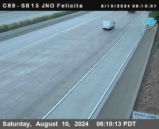 SB 15 at Felicita Road