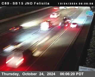 SB 15 at Felicita Road