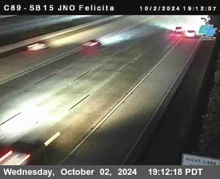 SB 15 at Felicita Road