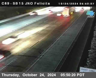 SB 15 at Felicita Road