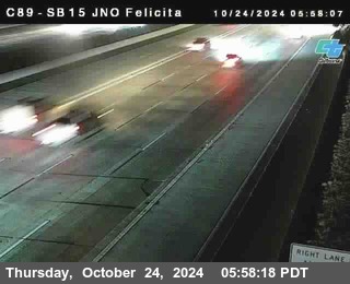 SB 15 at Felicita Road