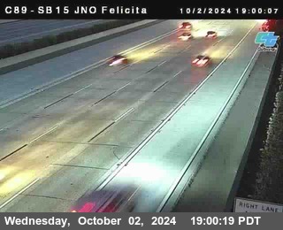 SB 15 at Felicita Road