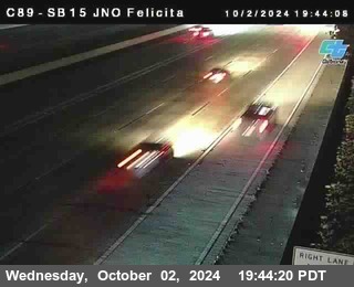 SB 15 at Felicita Road