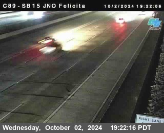 SB 15 at Felicita Road