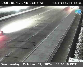 SB 15 at Felicita Road