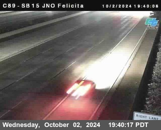 SB 15 at Felicita Road