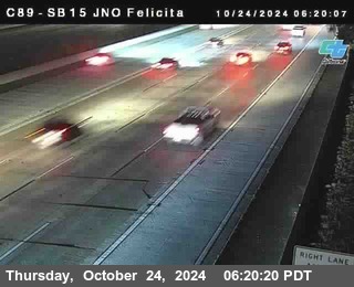 SB 15 at Felicita Road