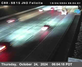 SB 15 at Felicita Road