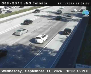 SB 15 at Felicita Road