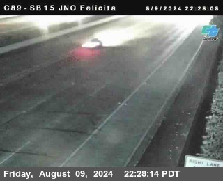 SB 15 at Felicita Road