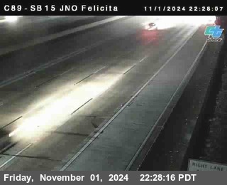 SB 15 at Felicita Road