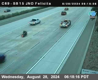 SB 15 at Felicita Road