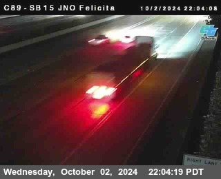 SB 15 at Felicita Road