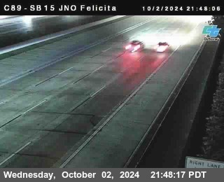 SB 15 at Felicita Road