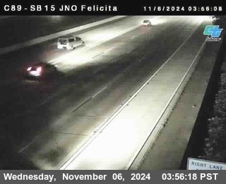 SB 15 at Felicita Road