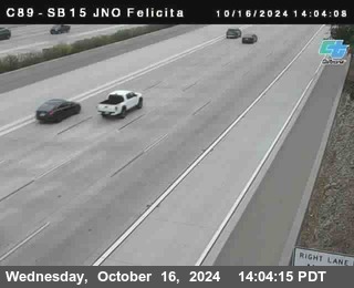 SB 15 at Felicita Road