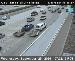 SB 15 at Felicita Road