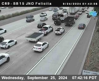 SB 15 at Felicita Road