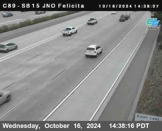 SB 15 at Felicita Road