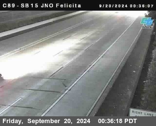 SB 15 at Felicita Road