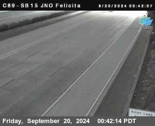 SB 15 at Felicita Road