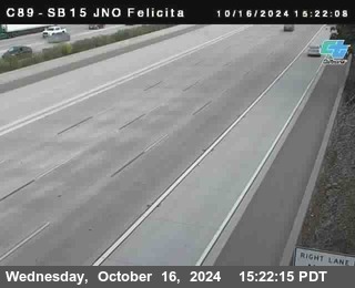 SB 15 at Felicita Road