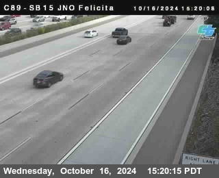 SB 15 at Felicita Road