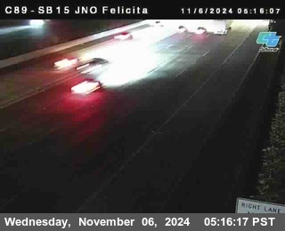 SB 15 at Felicita Road